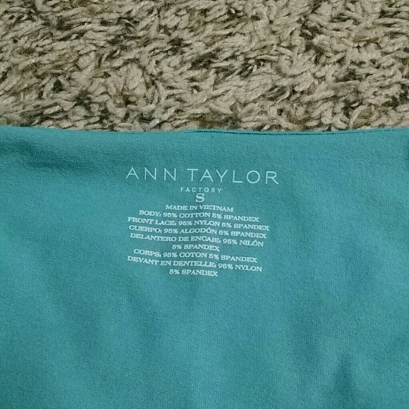 ANN TAYLOR seafoam cami NWT - Picture 4 of 4
